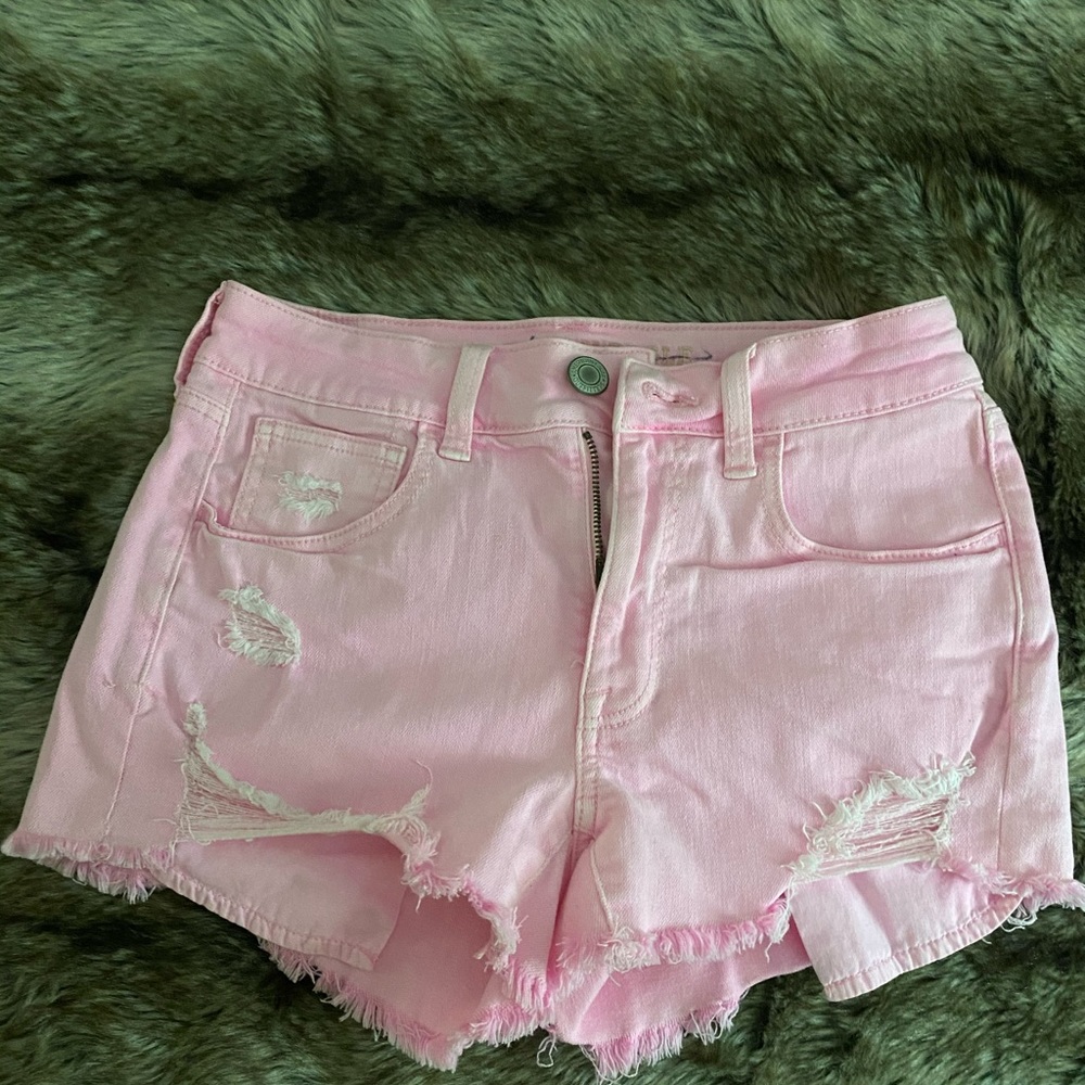 American eagles shorts size 2 in pink